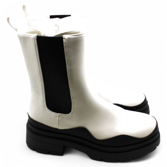 Grayce Womens Lug Sole Leather Booties - Picture 2 of 7